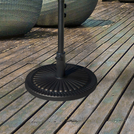 immagine-2-easycomfort-easycomfort-base-per-ombrellone-rotonda-da-14-28kg-in-resina-con-decorazione-per-pali-da-38mm-e-48mm-44x33cm-bronzo