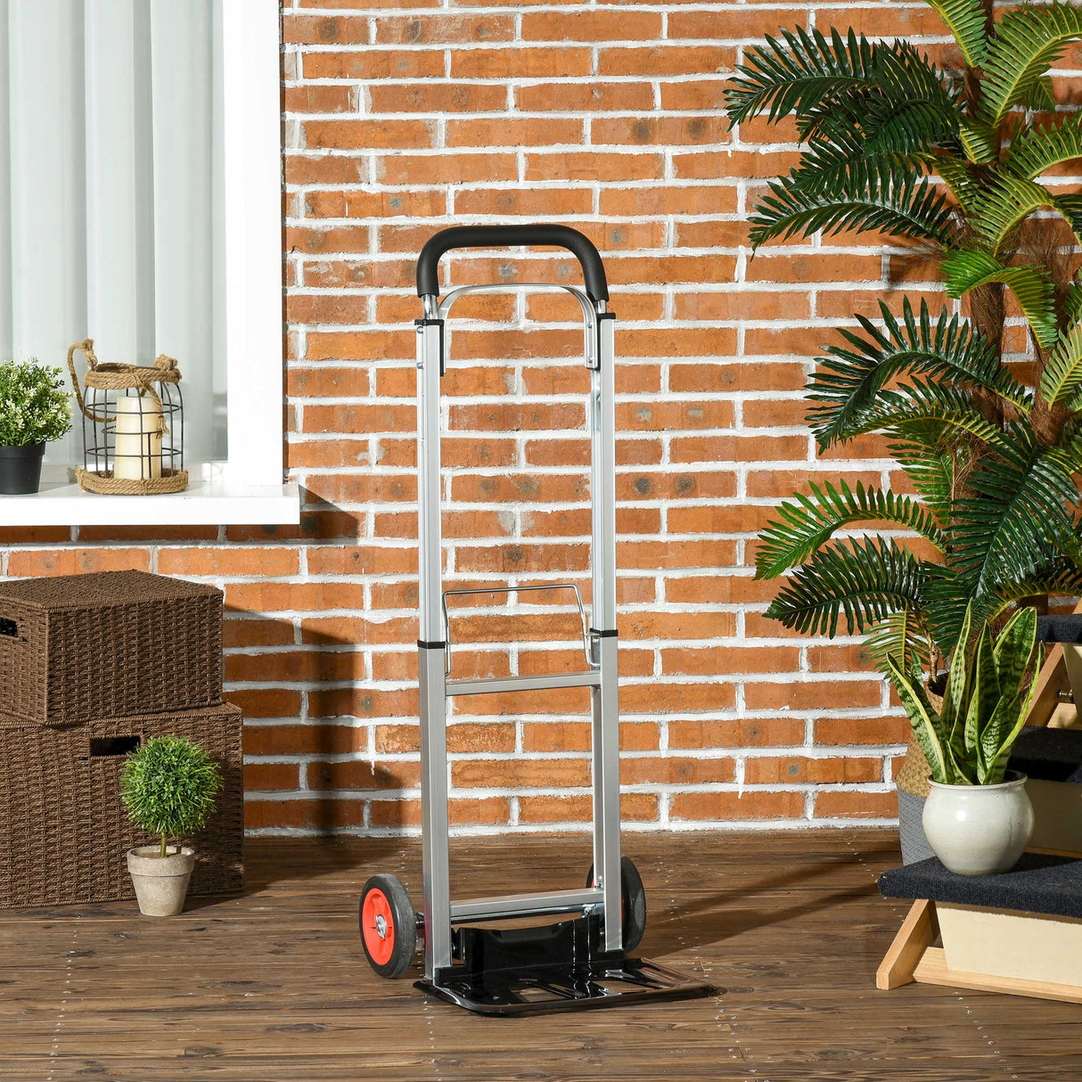 immagine-2-easycomfort-easycomfort-carrello-portapacchi-pieghevole-in-alluminio-e-acciaio-con-maniglia-telescopica-e-2-ruote-in-eva-40x41x107-cm
