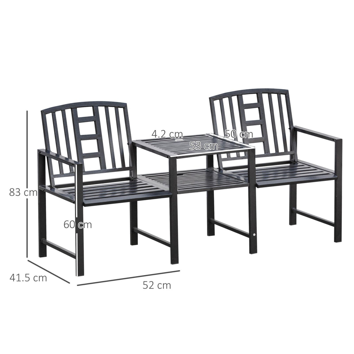 immagine-2-easycomfort-easycomfort-panchina-da-giardino-moderna-2-posti-con-tavolino-e-foro-per-ombrellone-ean-8054144138145
