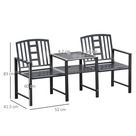 immagine-2-easycomfort-easycomfort-panchina-da-giardino-moderna-2-posti-con-tavolino-e-foro-per-ombrellone-ean-8054144138145