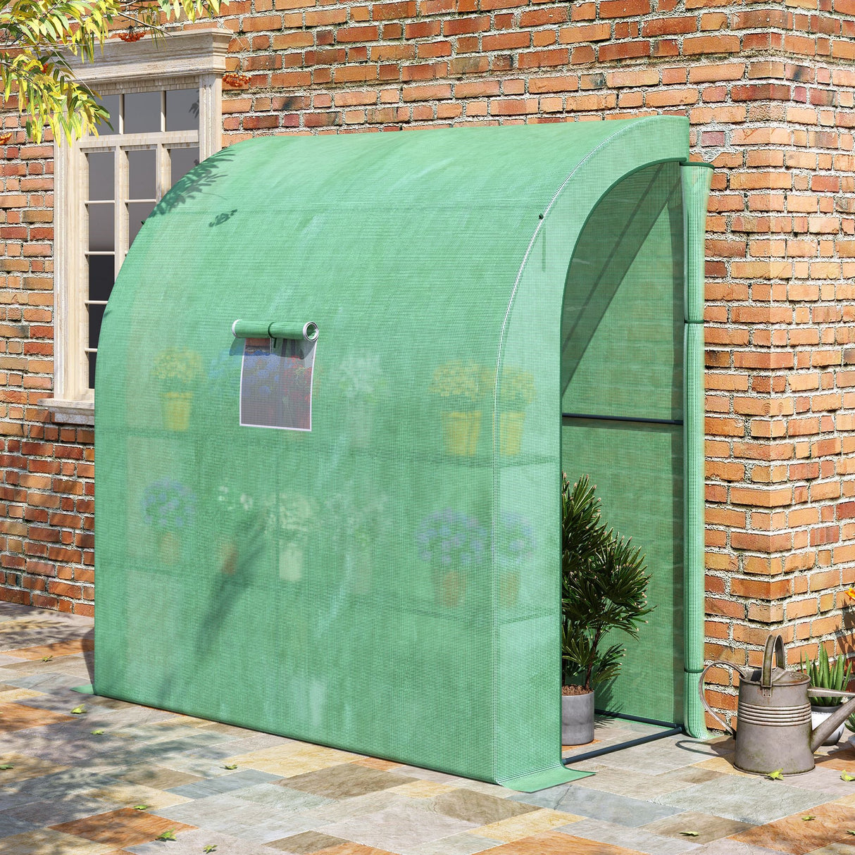 immagine-2-easycomfort-easycomfort-serra-da-parete-con-2-ripiani-per-piante-e-fiori-in-acciaio-e-pe-200x100x215-cm-verde