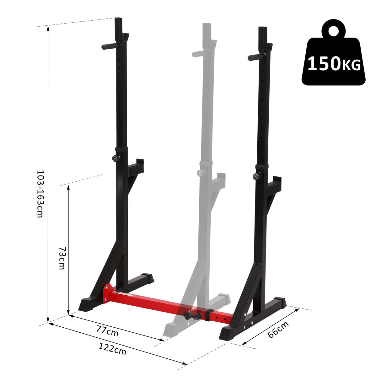 immagine-2-easycomfort-easycomfort-supporto-per-bilanciere-altezza-regolabile-in-acciaio-nero-77-122-x-66-x-103-163-cm-ean-8054111844277