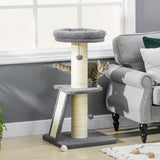 immagine-2-easycomfort-easycomfort-torre-per-gatti-tiragraffi-con-palline-e-posatoi-in-truciolato-sisal-e-finto-vello-dagnello-48x48x92-cm
