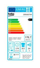 immagine-3-beko-asciugatrice-a-pompa-di-calore-a-carico-frontale-beko-8-kg-drx837wi-motore-prosmart-inverter-ecogentle-aquawave-classe-a-ean-8690842273964