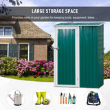 immagine-3-easycomfort-easycomfort-capanno-casetta-attrezzi-da-giardino-in-acciaio-1-porta-con-chiavistello-verde-ean-8055776911649
