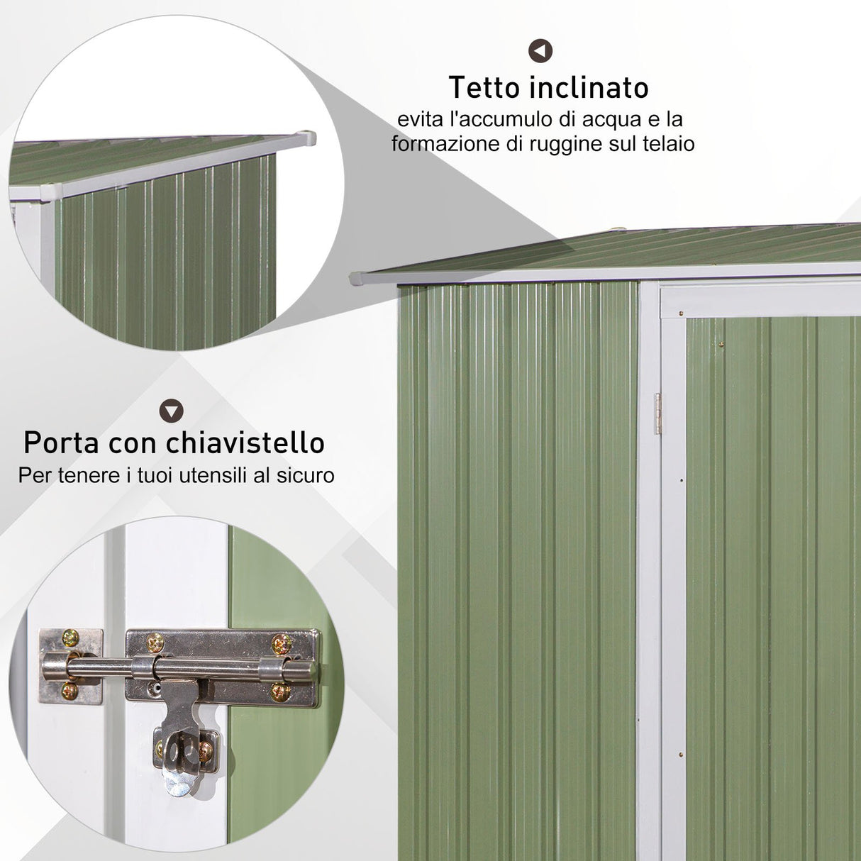 immagine-3-easycomfort-easycomfort-casetta-da-giardino-porta-utensili-in-lamiera-di-acciaio-capanno-da-giardino-in-acciaio-con-porte-scorrevoli-143x89x186cm-verde-chiaro-ean-8054144139067