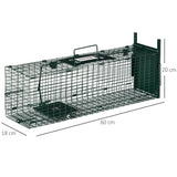 immagine-3-easycomfort-easycomfort-gabbia-trappola-per-animali-vivi-con-porta-singola-60x18x20cm-verde
