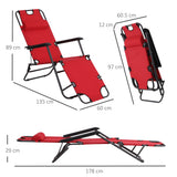 immagine-3-easycomfort-easycomfort-lettino-sdraio-pieghevole-e-richiudibile-da-giardino-in-tessuto-oxford-135x60x89cm-rosso