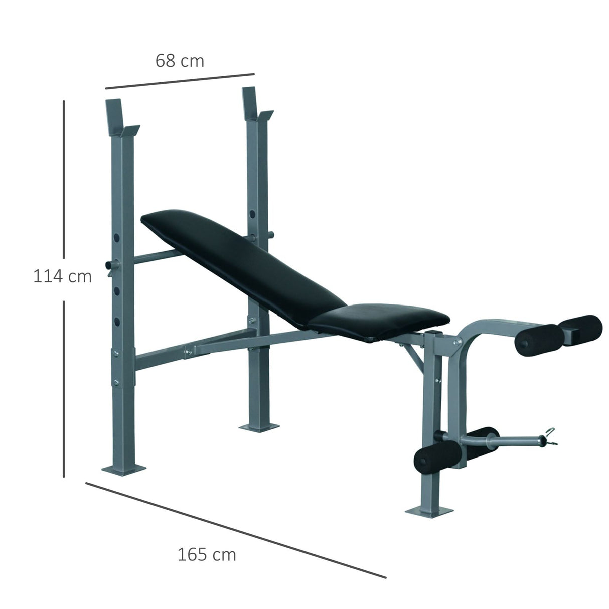 immagine-3-easycomfort-easycomfort-panca-piana-sollevamento-pesi-e-addominali-regolabile-con-porta-bilanciere