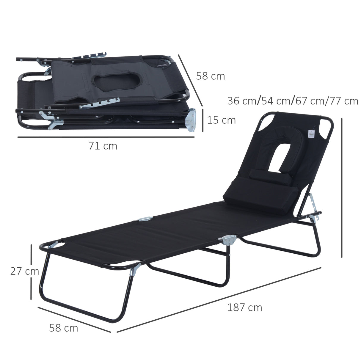 immagine-3-easycomfort-easycomfort-sdraio-pieghevole-con-foro-per-viso-e-cuscini-in-acciaio-e-tessuto-oxford