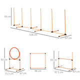 immagine-3-easycomfort-easycomfort-set-agility-dog-per-addestramento-cani-con-slalom-ostacoli-regolabili-fischietto-e-sacca-di-trasporto
