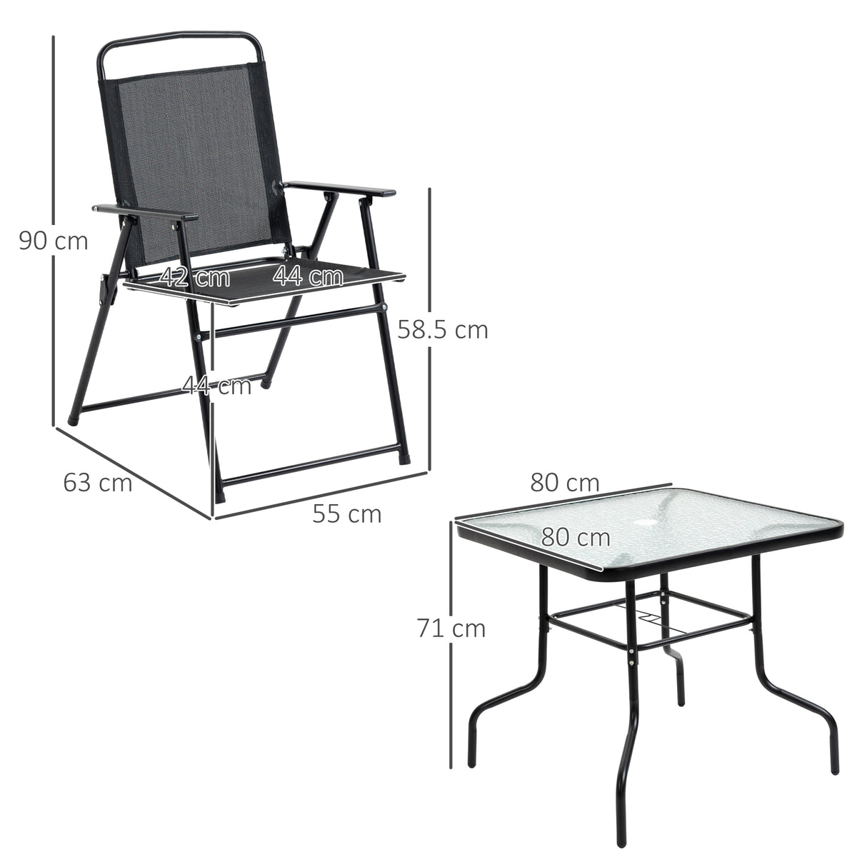 immagine-3-easycomfort-easycomfort-set-da-giardino-5-pezzi-con-4-sedie-pieghevoli-e-tavolo-in-metallo-e-vetro-temperato-nero