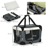 immagine-3-easycomfort-easycomfort-trasportino-per-cani-toy-e-gatti-fino-4kg-pieghevole-con-3-aperture-e-cuscino-50-5x33-5x35cm-grigio