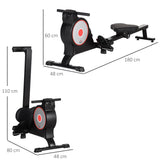 immagine-3-easycomfort-easycomfort-vogatore-professionale-per-casa-con-8-livelli-di-resistenza-magnetica-ruote-e-monitor-digitale-vogatore-pieghevole-in-acciaio-e-abs-180x48x60cm-nero-e-grigio