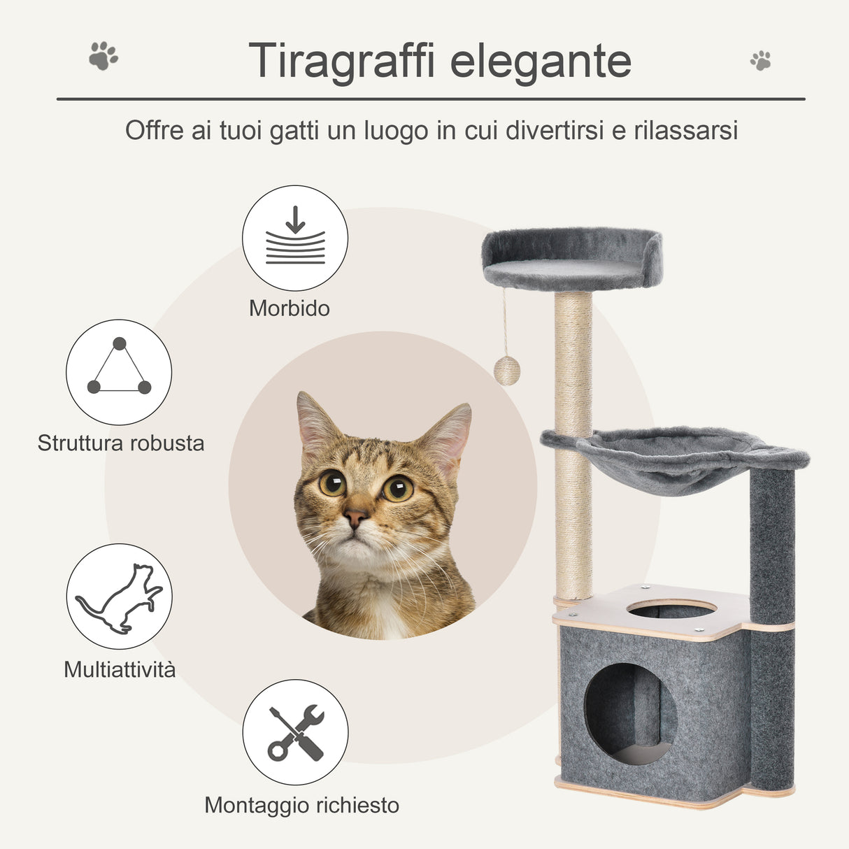 immagine-4-easycomfort-easycomfort-albero-tiragraffi-multilivello-per-gatti-adulti-palestra-per-gatti-con-casetta-amaca-cuccia-e-corde-in-sisal-48x34x95cm-grigio