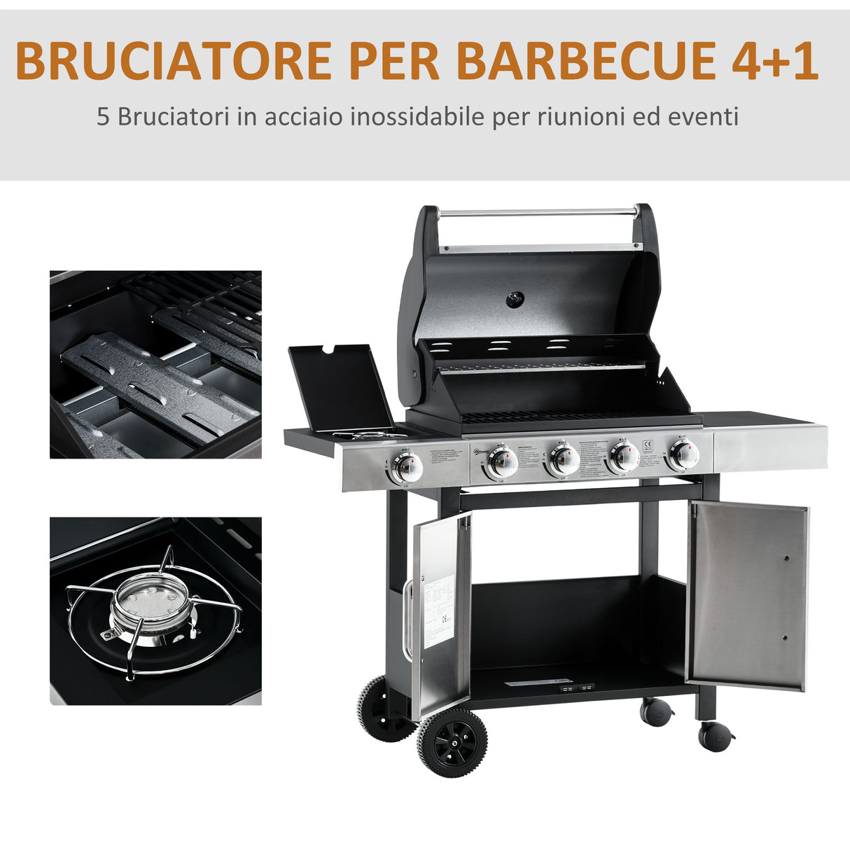 immagine-4-easycomfort-easycomfort-barbecue-gas-con-coperchio-e-5-bruciatori-totali-da-15-2kw-termometro-mensola-e-4-ruote-128x50x113cm-nero-e-acciaio