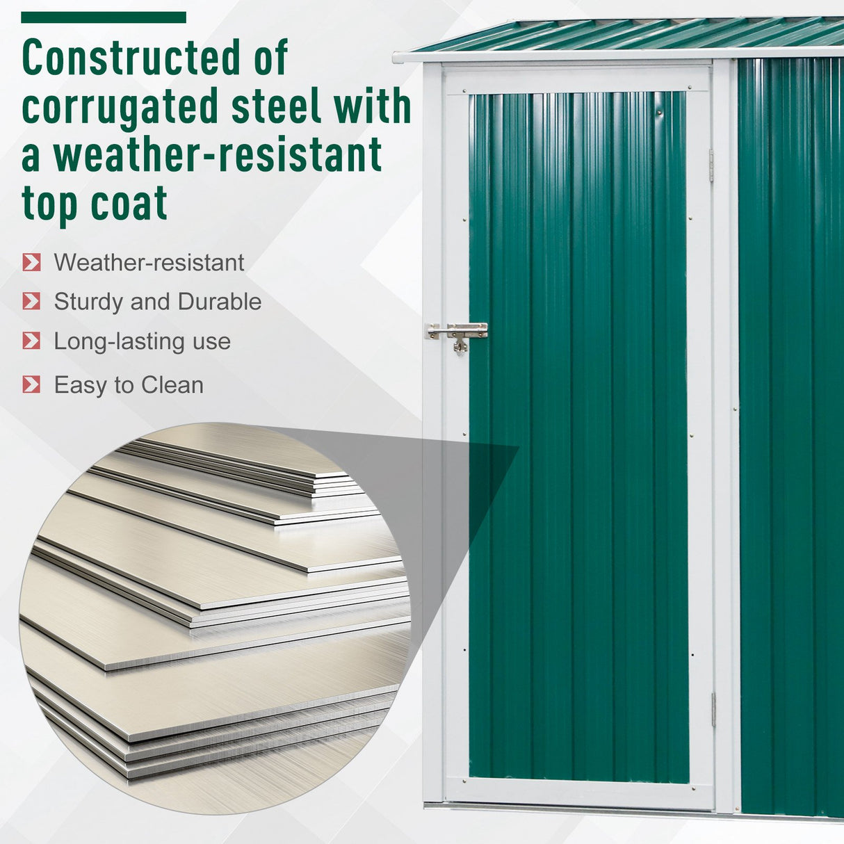 immagine-4-easycomfort-easycomfort-capanno-casetta-attrezzi-da-giardino-in-acciaio-1-porta-con-chiavistello-verde-ean-8055776911649