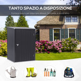 immagine-4-easycomfort-easycomfort-casetta-da-giardino-porta-attrezzi-in-lamiera-di-acciaio-con-serratura-100x103x160cm-grigio