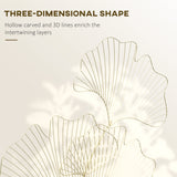 immagine-4-easycomfort-easycomfort-decorazione-murale-3d-in-metallo-wall-art-dorata-a-forma-di-foglia-di-ginkgo-51-x-94-5cm