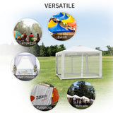 immagine-4-easycomfort-easycomfort-gazebo-in-tessuto-pe-con-zanzariera-bianco-4x3m-ean-8054144139678