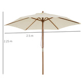 immagine-4-easycomfort-easycomfort-ombrellone-da-giardino-e-terrazza-in-legno-poliestere-2-5x2-3m-beige-ean-8055776912929
