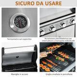 immagine-5-easycomfort-easycomfort-barbecue-gas-con-coperchio-e-5-bruciatori-totali-da-15-2kw-termometro-mensola-e-4-ruote-128x50x113cm-nero-e-acciaio