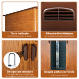 immagine-5-easycomfort-easycomfort-casetta-da-giardino-porta-attrezzi-in-acciaio-con-porte-scorrevoli-278x195x215cm-marrone