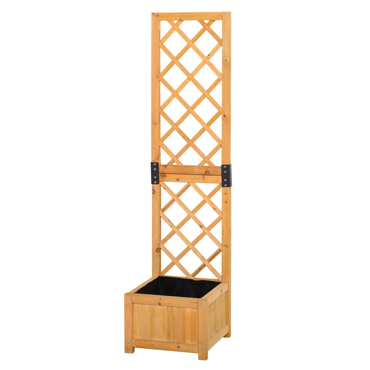 immagine-5-easycomfort-easycomfort-fioriera-con-grigliato-da-esterno-vaso-per-piante-rampicanti-in-legno-40x40x160cm-ean-8054144131740