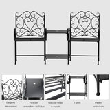 immagine-5-easycomfort-easycomfort-panchina-da-giardino-2-posti-con-tavolino-e-foro-per-ombrellone-nero-ean-8055776912837