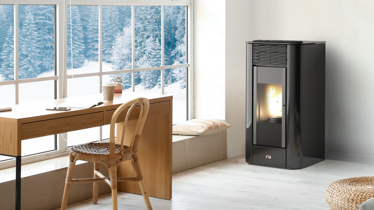immagine-6-anselmo-cola-stufa-a-pellet-ventilata-canalizzabile-anselmo-cola-jazz-1270-kw-in-acciaio-maiolica-wi-fi-integrato-con-radiocomando-incluso-disponibile-in-vari-colori