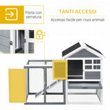 immagine-6-easycomfort-easycomfort-gabbia-per-conigli-porcellini-dindia-e-roditori-da-esterno-in-legno-grigio-e-bianco-122x62-6x92cm-ean-8055776912349