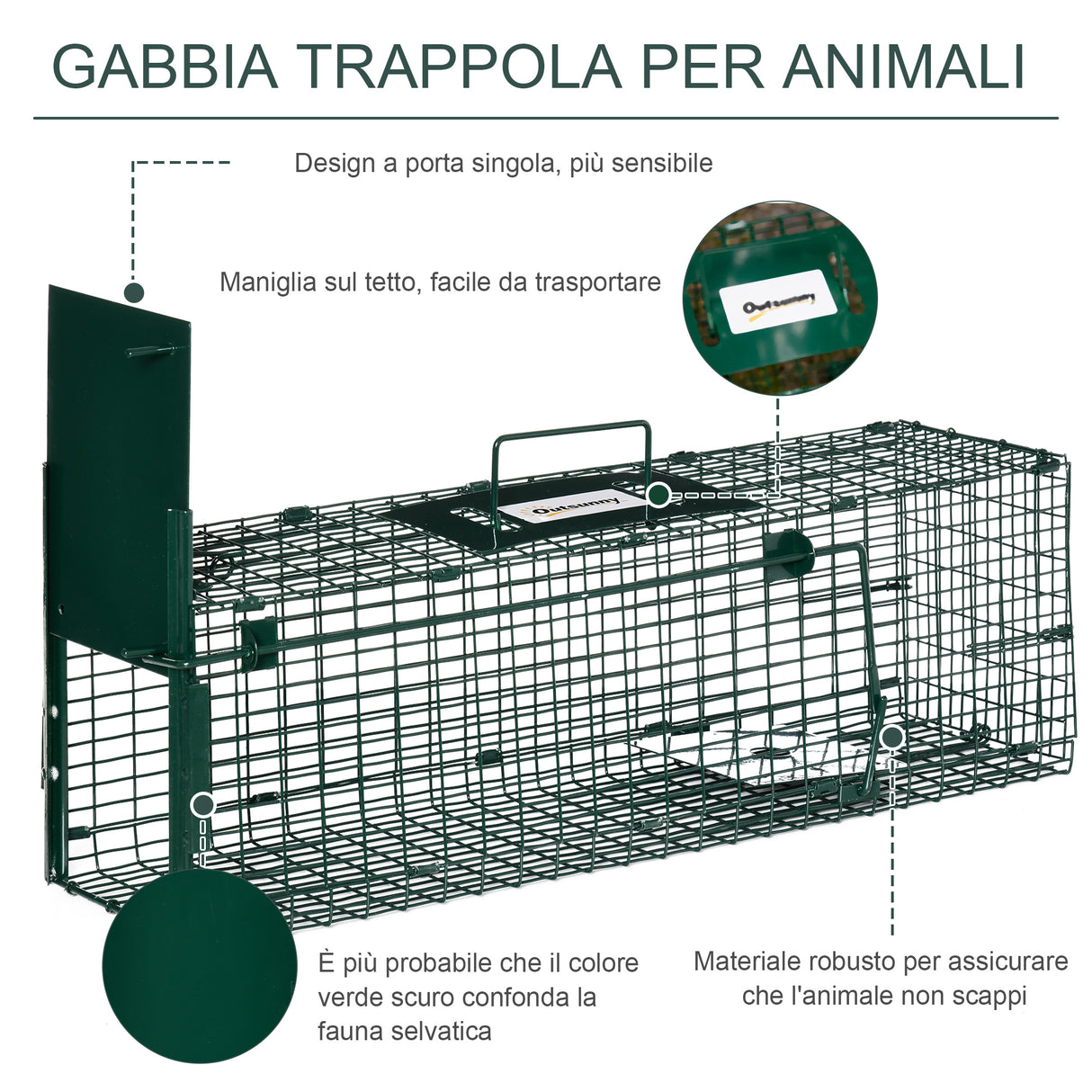 immagine-6-easycomfort-easycomfort-gabbia-trappola-per-animali-vivi-con-porta-singola-60x18x20cm-verde