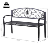 immagine-6-easycomfort-easycomfort-panchina-da-giardino-in-ferro-battuto-nero-ean-8054144136271