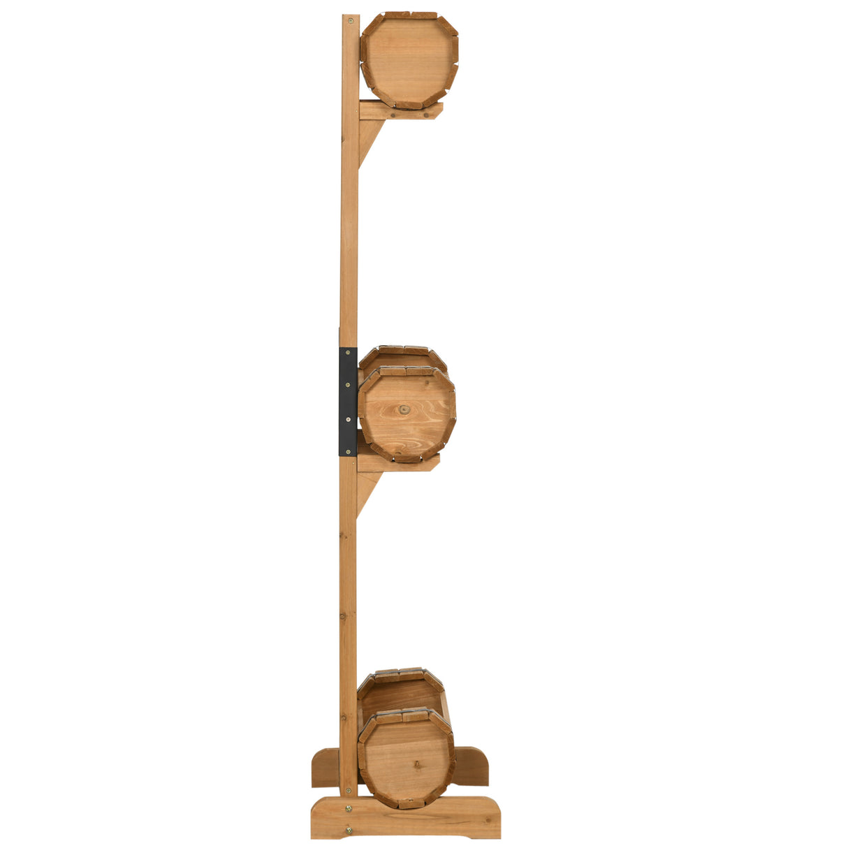 immagine-7-easycomfort-easycomfort-3-fioriere-da-esterno-a-mezza-botte-in-legno-di-abete-marrone-con-grigliato-per-rampicanti-45x35x150-cm