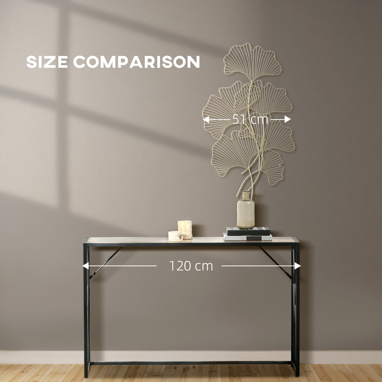 immagine-7-easycomfort-easycomfort-decorazione-murale-3d-in-metallo-wall-art-dorata-a-forma-di-foglia-di-ginkgo-51-x-94-5cm