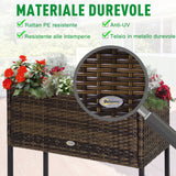 immagine-7-easycomfort-easycomfort-letto-per-orto-rialzato-fioriera-effetto-vimini-con-ripiano-aiuola-rialzata-per-esterni-e-interni-marrone-70cm-x-30cm-x-70cm-ean-8054144132297