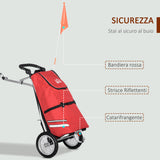 immagine-7-easycomfort-easycomfort-rimorchio-bici-2-in-1-pieghevole-e-portatile-con-borsa-da-trasporto-in-tessuto-oxford-53x43x110-cm