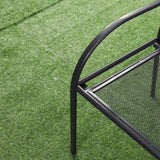 immagine-9-easycomfort-easycomfort-panchina-da-giardino-2-posti-in-acciaio-con-braccioli-110-5x53-5x89cm-grigio