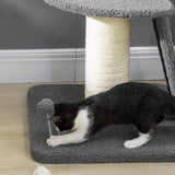 immagine-9-easycomfort-easycomfort-torre-per-gatti-tiragraffi-con-palline-e-posatoi-in-truciolato-sisal-e-finto-vello-dagnello-48x48x92-cm